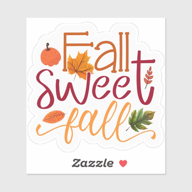 Fall Sweet Fall Sticker (Sheet)