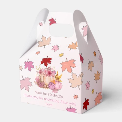 Fall Sweet Little Pumpking Spice and Nice Gift Favor Boxes