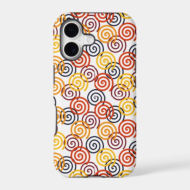 Fall Swirls  Iphone Case (Back)