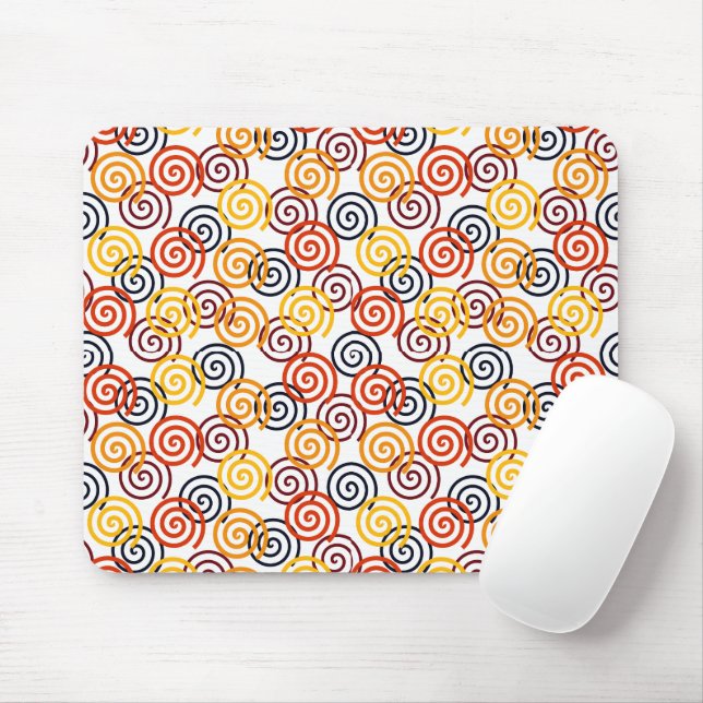 Fall Swirls  Mouse Pad (With Mouse)