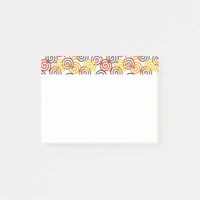 Fall Swirls  Post-it Notes (Front)