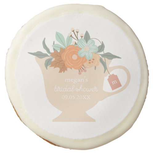 Fall Tea Party Bridal Shower Favor Tags Sugar Cookie