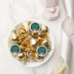Fall Teal Watercolor Terracotta Floral wedding Hershey®'s Kisses®<br><div class="desc">Fall Teal Watercolor Terracotta Floral wedding Hershey®'s Kisses®,  minimalist style which can be easily updated with your photo and text. If you need any help personalizing this product. Please contact me using this message button below and I will be happy to help.</div>