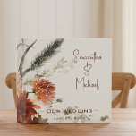 Fall Terracotta Boho Flowers Wedding Binder Album<br><div class="desc">This beautiful design features a rust,  blush peach,  terracotta,  and brown floral bouquet design. The album matches our Fall Terracotta Boho Floral Bouquet all in one wedding invitations from Simply Farmhouse Press. Use it as a wedding photo album or a wedding planner binder.</div>