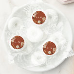Fall Terracotta Wedding Life Saver® Mints<br><div class="desc">Fall Terracotta Wedding Life Saver® Mints. Refresh your guests with custom Life Saver mints wrapped in labels featuring autumn-inspired artwork—burnt orange and terracotta leaves, soft beige dahlias, and rich copper and rust-colored roses on a warm copper background. These sweet and simple favors are perfect for welcome bags, place settings, or...</div>
