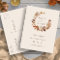 Fall Terracotta Wreath Wedding Save the Dates