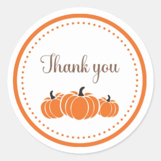 Fall Thank You Sticker