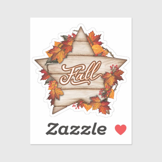 Fall Thanksgiving Autumn Harvest Pumpkin Spice Fun Sticker (Sheet)