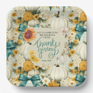Fall Thanksgiving Country Style Paperplate Paper Plates
