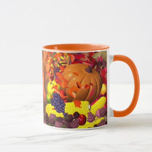 Fall Thanksgiving Harvest Mug