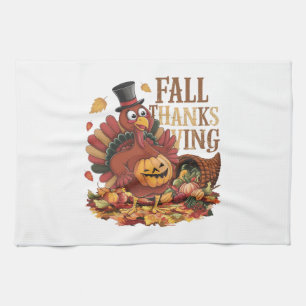 fALL THANKSGIVING Kitchen Towel