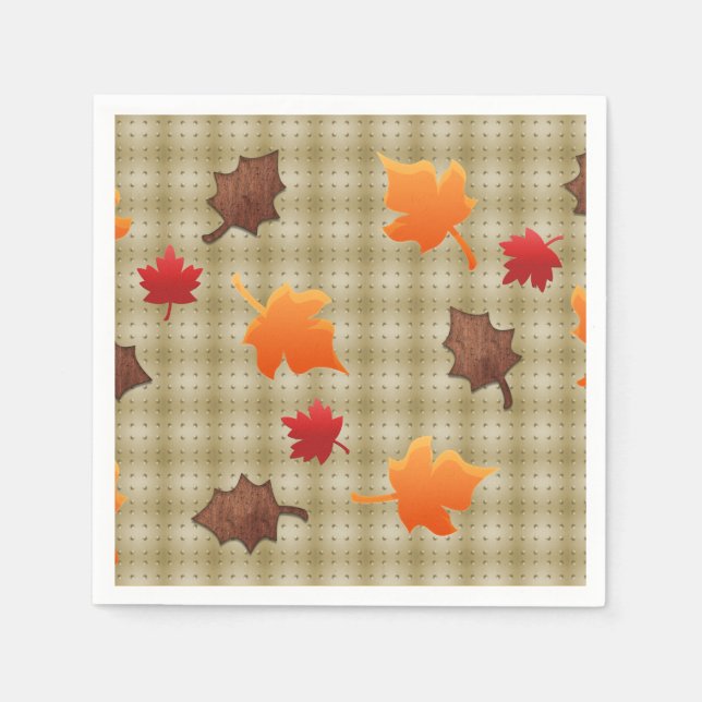 fall thanksgiving  napkins (Front)