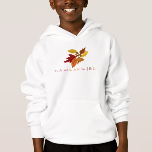 Fallthe most wonderful time of the year hoodie
