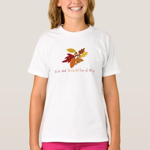 Fallthe most wonderful time of the year T_Shirt