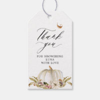 Fall Theme Baby Shower Favor  Gift Tags