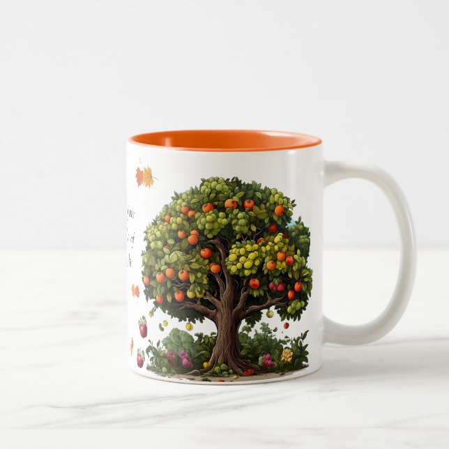 Fall Theme Bible Verse Mug  (Right)