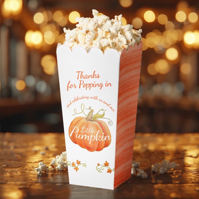 Fall-themed baby shower cute pumpkin  favor boxes (Creator Uploaded)