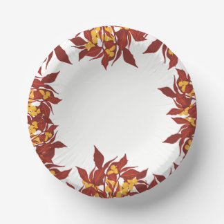 Fall themed paper bowls