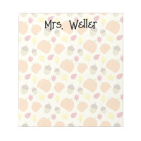 Fall Themed (pumpkin acorn leaves) Personalized