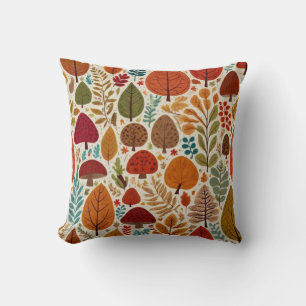 fall themed throw pillow