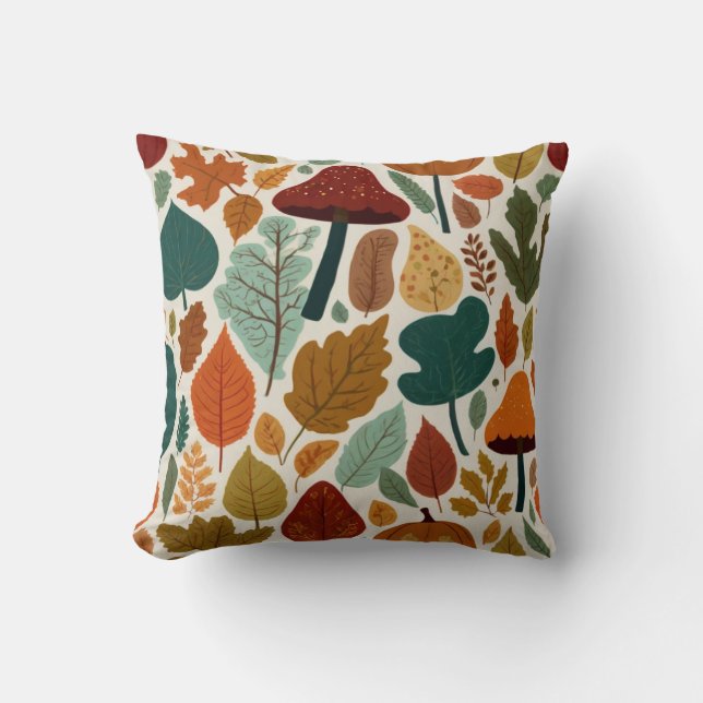 fall themed throw pillow (Front)