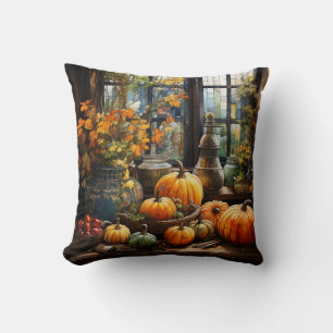Fall Throw Pillow