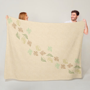 Fall Time Bathroom Set, Customize! Fleece Blanket
