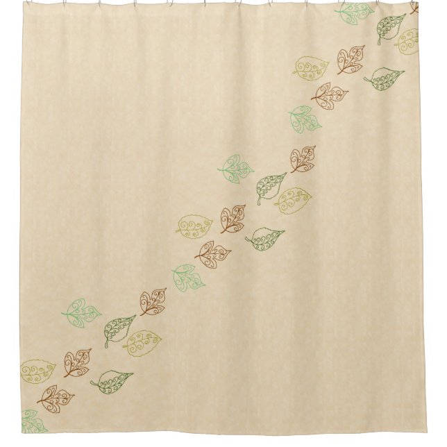 Fall Time Bathroom Set, Customize! Shower Curtain (Front)