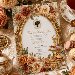 Fall Time to Spill the Tea Bridal Shower Invitation