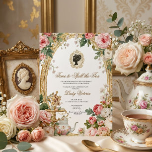 Fall Time to Spill the Tea Bridal Shower Invitation