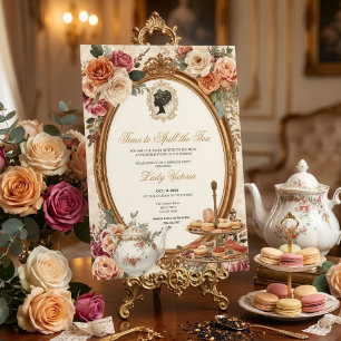 Fall Time to Spill the Tea Bridal Shower Invitation
