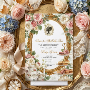 Fall Time to Spill the Tea Bridal Shower Invitation
