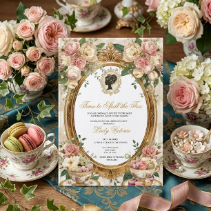 Fall Time to Spill the Tea Bridal Shower Invitation