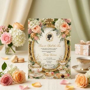 Fall Time to Spill the Tea Bridal Shower Invitation