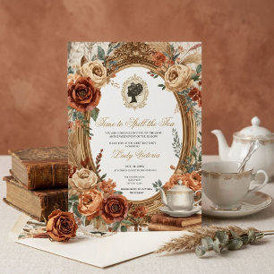 Fall Time to Spill the Tea Bridal Shower Invitation