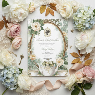 Fall Time to Spill the Tea Bridal Shower Invitation