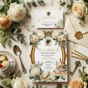 Fall Time to Spill the Tea Bridal Shower Invitation