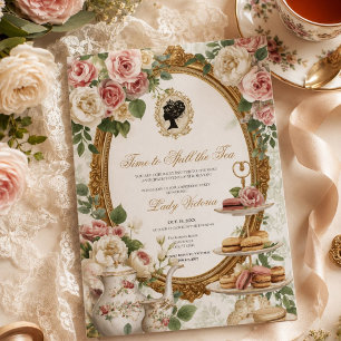 Fall Time to Spill the Tea Bridal Shower Invitation