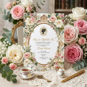 Fall Time to Spill the Tea Bridal Shower Invitation