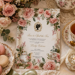 Fall Time to Spill the Tea Bridal Shower Invitation