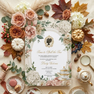 Fall Time to Spill the Tea Bridal Shower Invitation