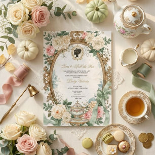 Fall Time to Spill the Tea Bridal Shower Invitation