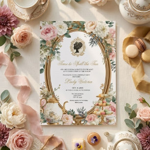 Fall Time to Spill the Tea Bridal Shower Invitation
