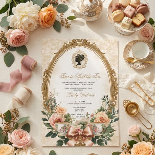 Fall Time to Spill the Tea Bridal Shower Invitation