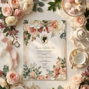 Fall Time to Spill the Tea Bridal Shower Invitation