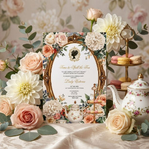 Fall Time to Spill the Tea Bridal Shower Invitation