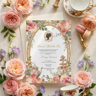 Fall Time to Spill the Tea Bridal Shower Invitation