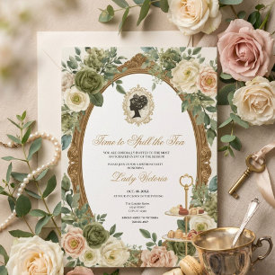 Fall Time to Spill the Tea Bridal Shower Invitation