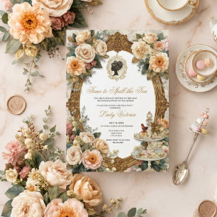 Fall Time to Spill the Tea Bridal Shower Invitation