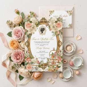 Fall Time to Spill the Tea Bridal Shower Invitation